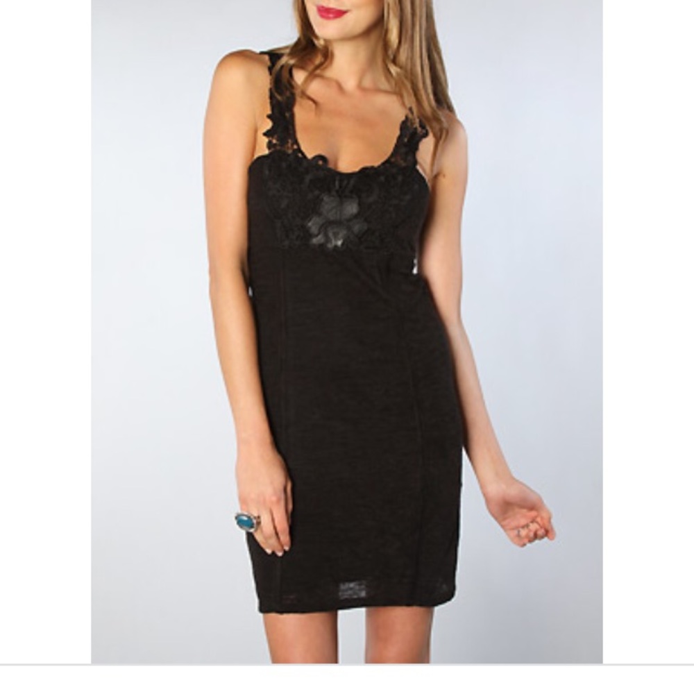 Free People Solid Necklace Knockout Dress black - Picture 7 of 13